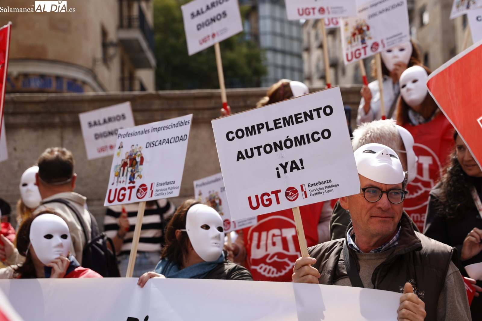 ¡Salarios dignos!, el clamor de trabajadores de centros de atención a la discapacidad en Salamanca