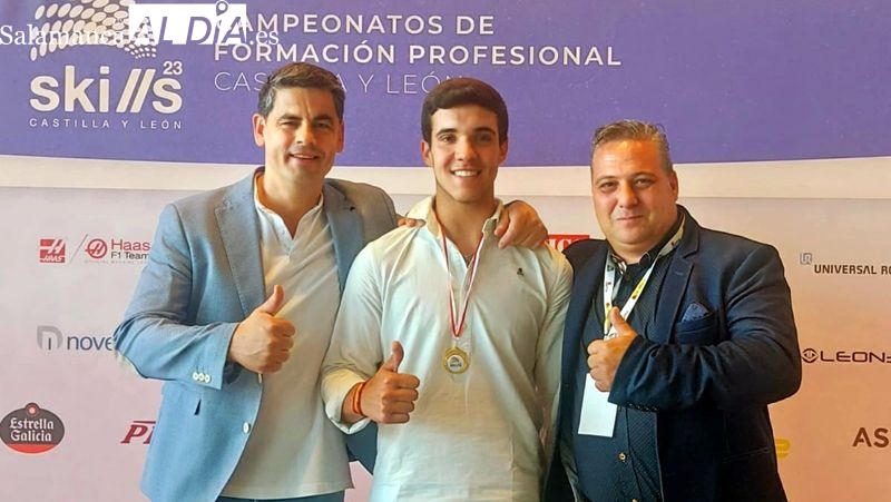 El lumbralense Óscar Ramos consigue la medalla de oro en soldadura en las Olimpiadas de Formación Profesional de Castilla y León