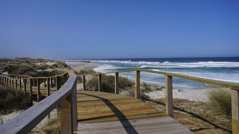 Reabierta la pasarela que une las playas de Barra y Costa Nova