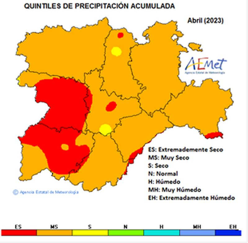 Castilla y León registra el segundo mes de abril más cálido y más seco desde 1961