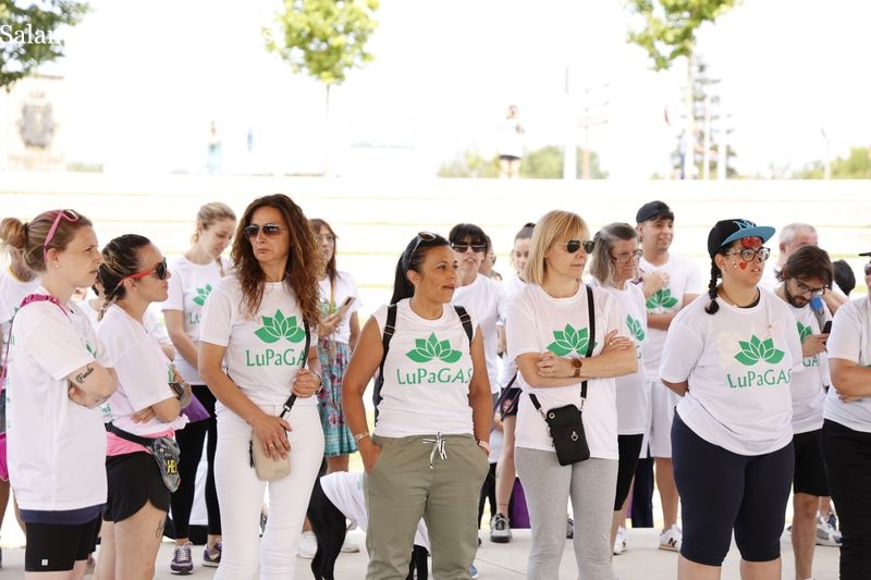 Buen ambiente en la II Marcha Solidaria de la Fundación AFIM
