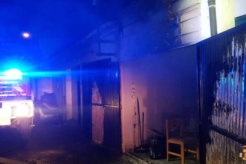 Sofocado un incendio que calcinaba parte de una peña en Peñaranda