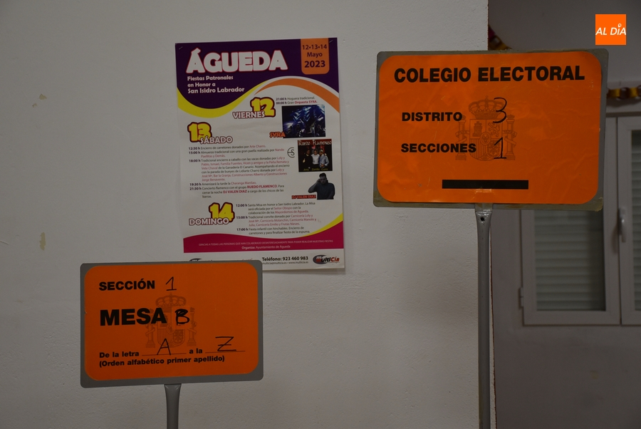 Ciudad Rodrigo contará el 23J con las mismas mesas que el 28M, incluido en Águeda y Bocacara