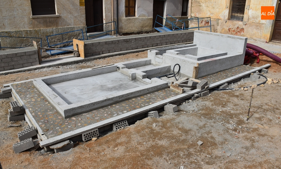 El Campo de Carniceros empieza a mostrar su doble altura y su futura fuente