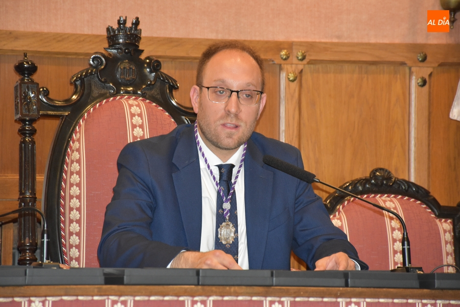 Discurso íntegro de Marcos Iglesias tras ser investido alcalde de Ciudad Rodrigo