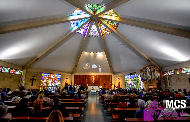 Una de las dos iglesias octogonales de Salamanca cumple 25 años