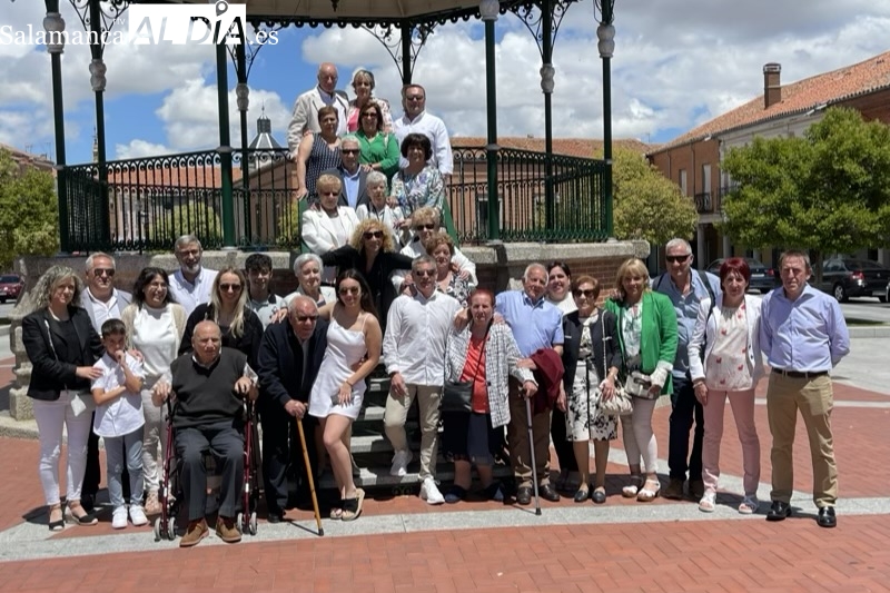 La familia Rodríguez Blázquez vive un emotivo y esperado reencuentro en Peñaranda