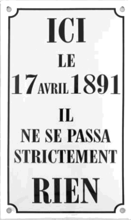Quando o nada acontece