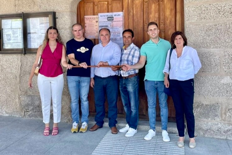 El revalidado alcalde de Mancera de Abajo, Juan Carlos Zaballos, elegido diputado comarcal de Peñaranda por el PP