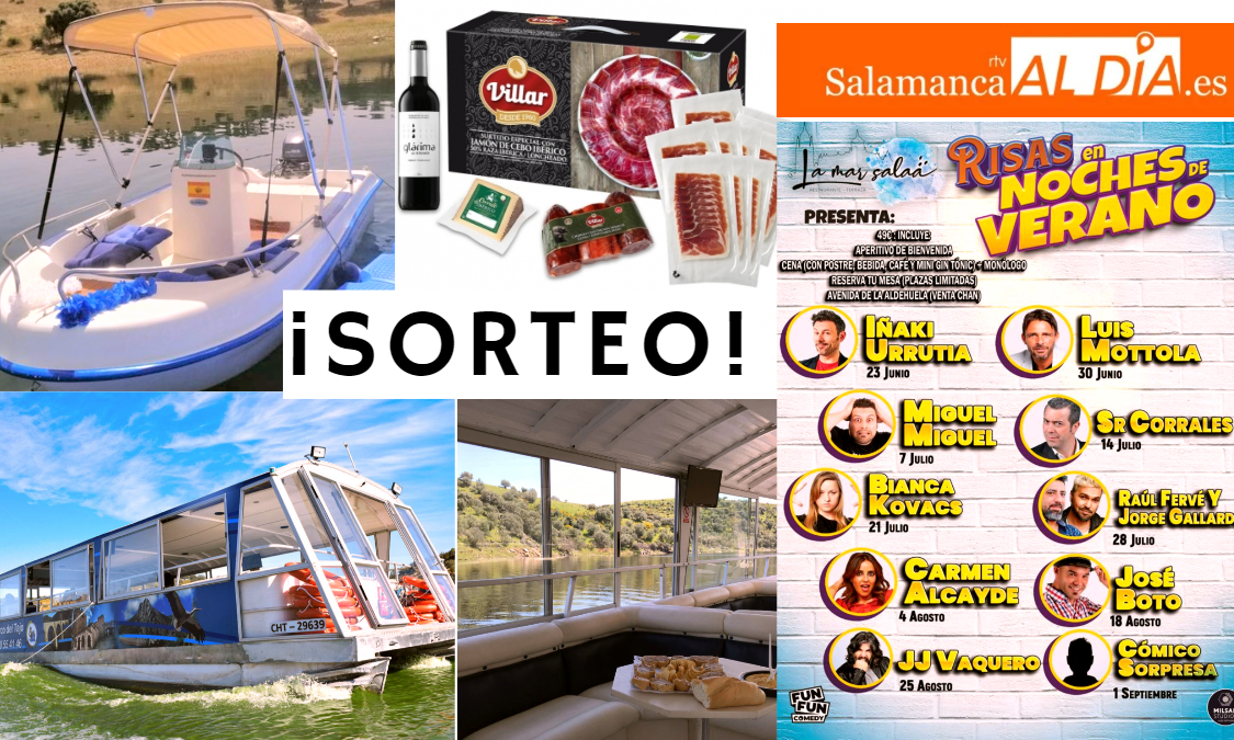 ¡SORTEO! Paseos en barco, cenas, lotes de embutido... SALAMANCArtv AL DÍA celebra el DEPORTE con sus lectores