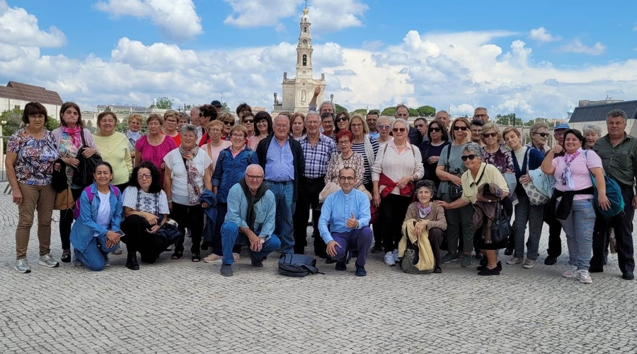Fieles de las parroquias del Campo de Argañán peregrinan a Fátima