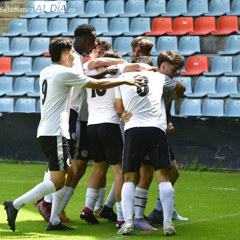 El juvenil del Salamanca UDS sentencia la final en el partido de ida y se ve en Liga Nacional