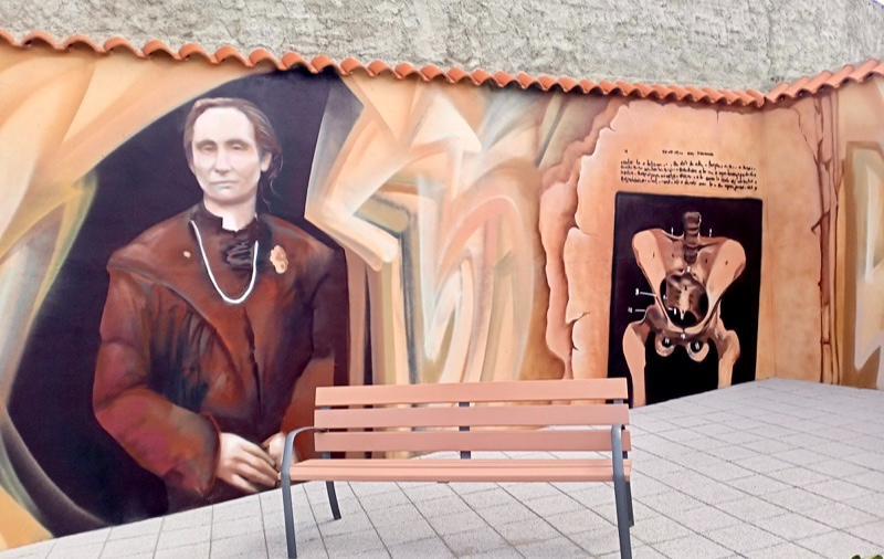 Cantalpino dedica un gran mural a la histórica y recordada Patricia Sánchez La curandera 