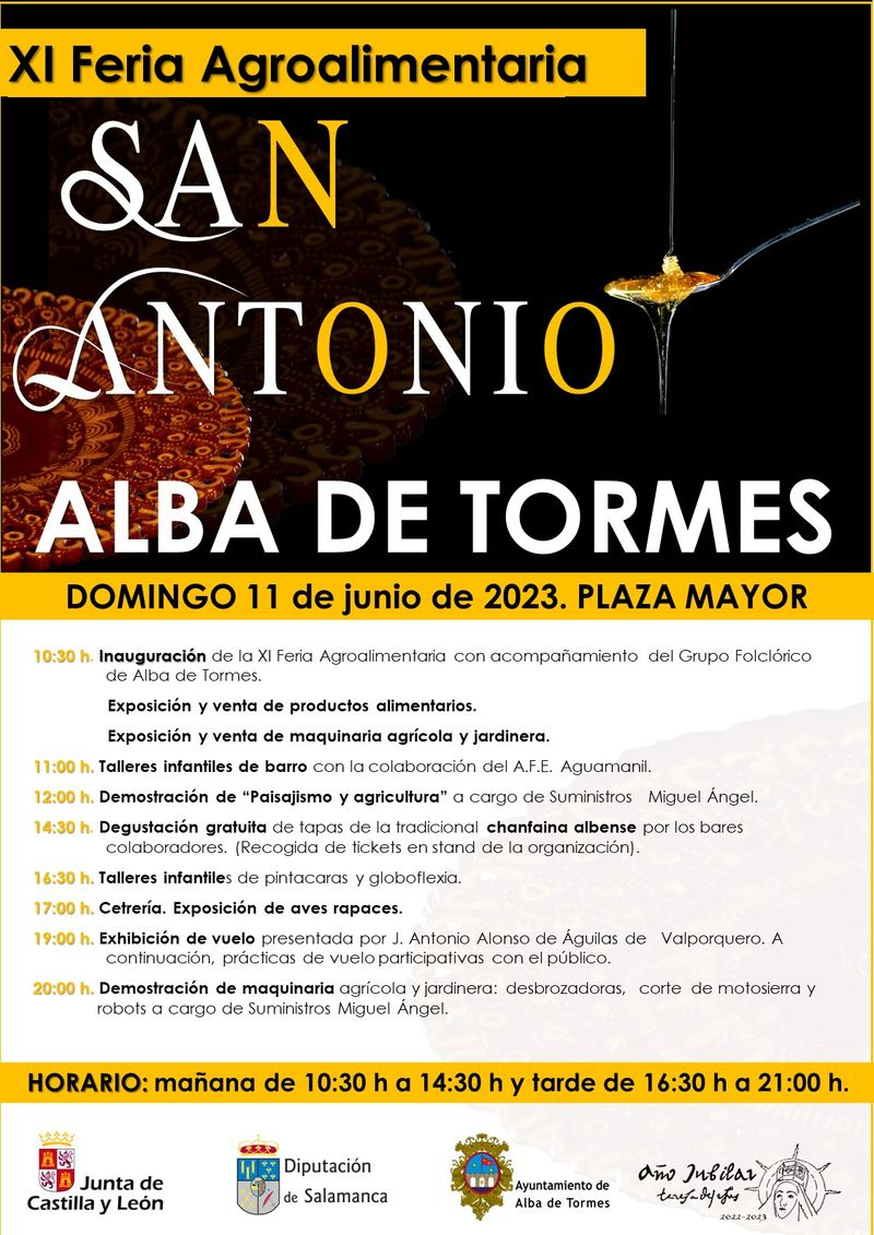 Degustaciones, cetrería y música en la  Feria Agroalimentaria de Alba de Tormes