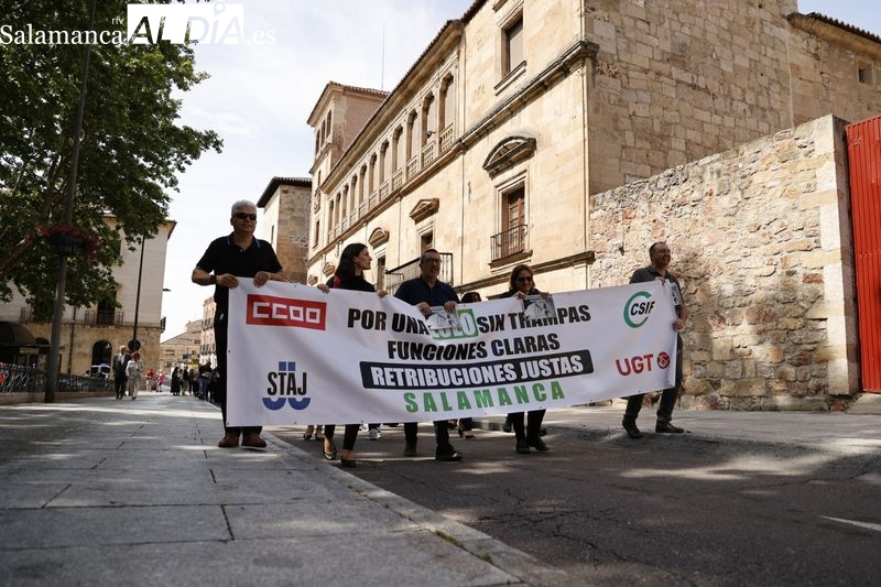Funcionarios de Justicia continúan con concentraciones esta semana en Salamanca