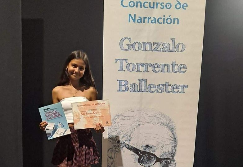 Nora Ramos, alumna del Colegio San Juan Bosco, galardonada con el premio de narrativa Torrente Ballester en su XXII edición