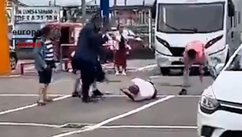 Brutal paliza a una persona con barras de hierro llevada a cabo por tres agresores en Laredo