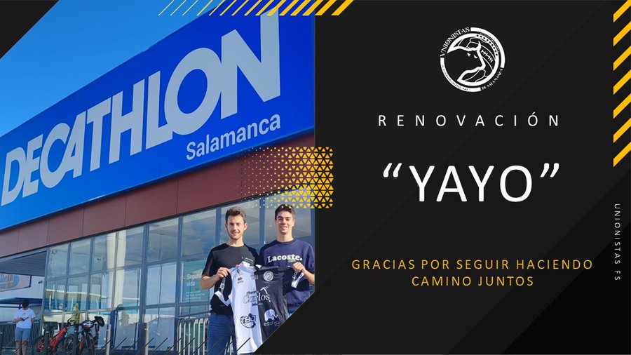 Unionistas FS renueva a Yayo 
