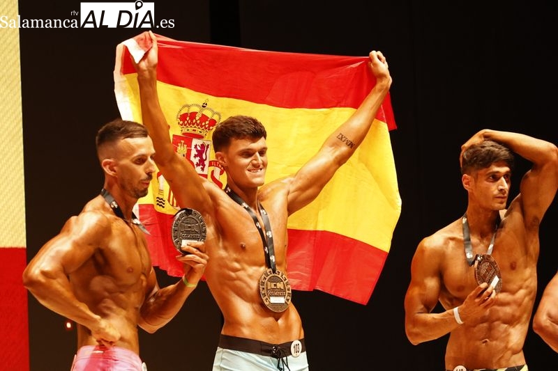 Salamanca disfruta de los físicos de los mejores culturistas naturales en el ICN European Championship