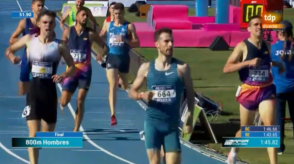 Álvaro de Arriba afronta el Campeonato de España al Aire Libre regresando a los 800 metros
