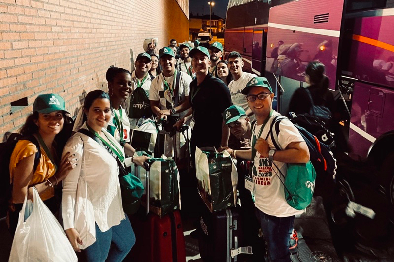 Más de 200 peregrinos participantes en la Jornada Mundial de la Juventud eligen Peñaranda como previa