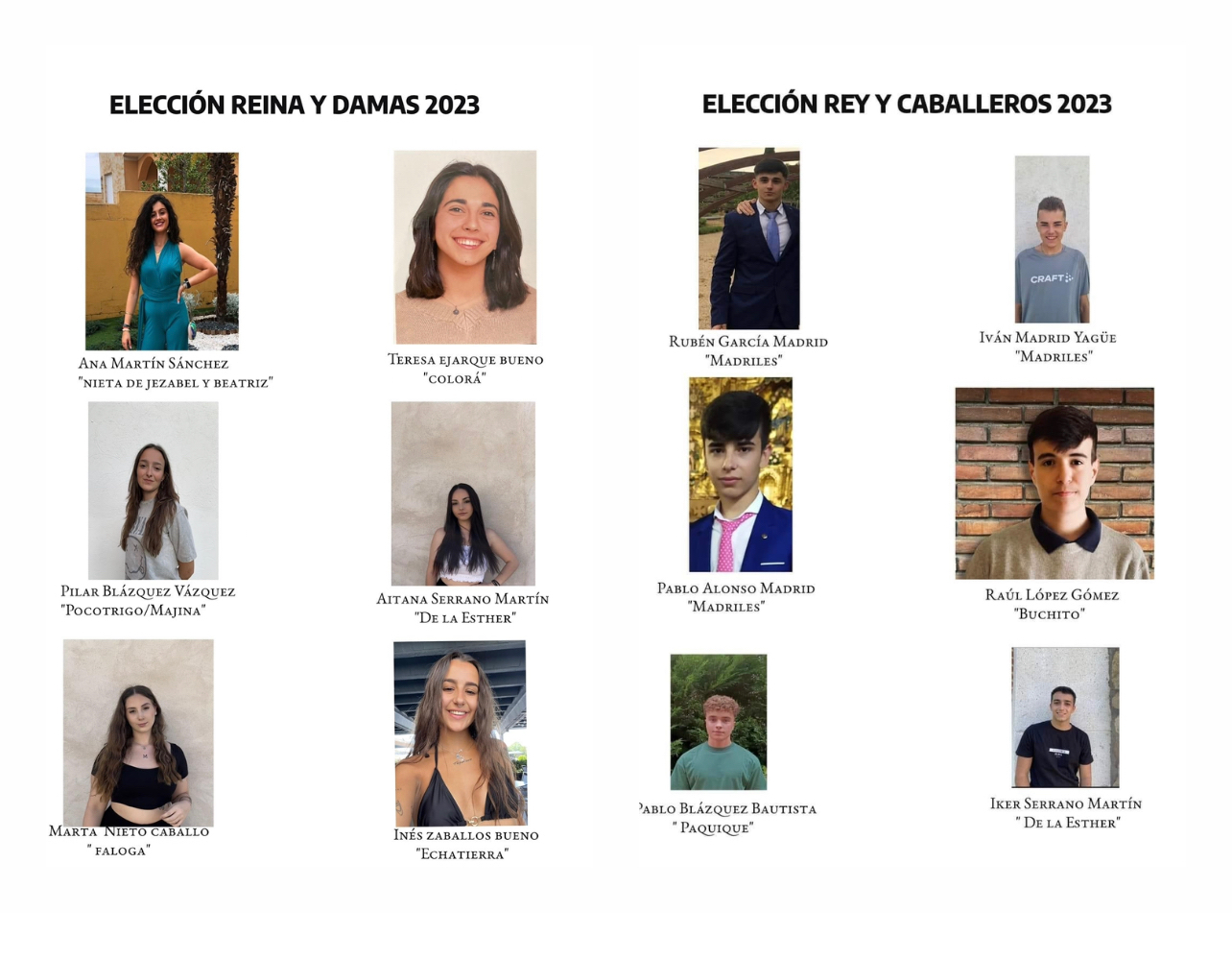 Macotera decide este sábado la Corte de Honor de las fiestas de San Roque 2023