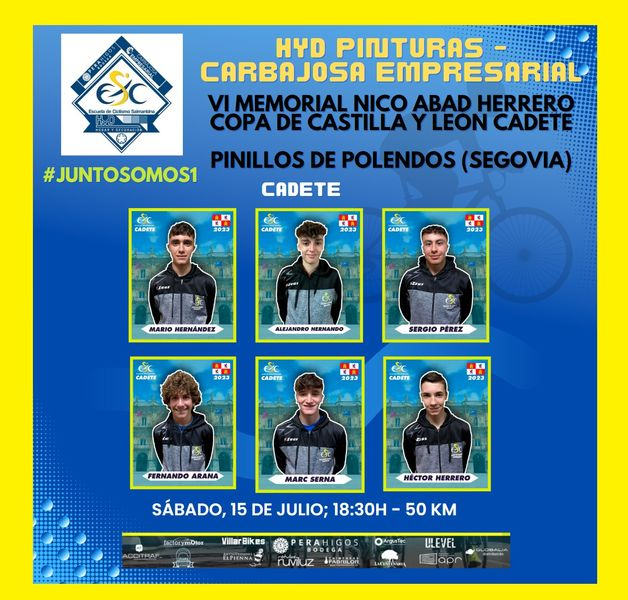 Nuevas pruebas este fin de semana para la Escuela de Ciclismo Salmantina  