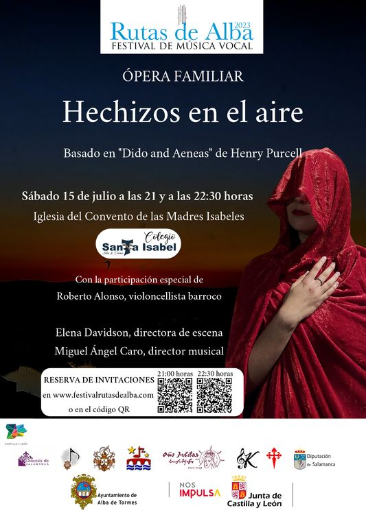 Llega a Alba de Tormes la ópera familiar ‘Hechizos en el aire’