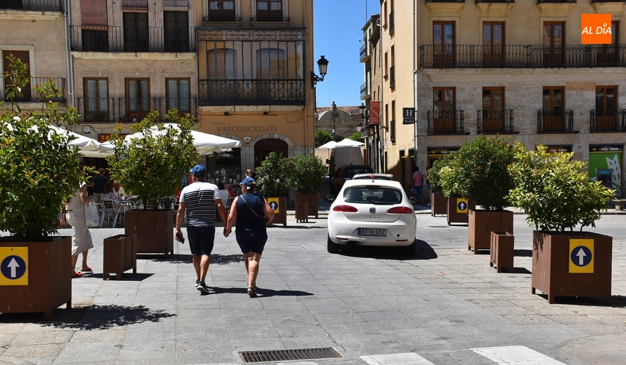 La Plaza Mayor estrena su imagen veraniega