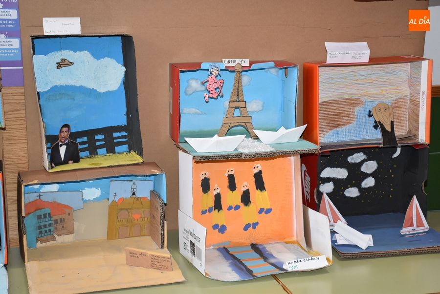 Alumnos del Fray Diego recrean en 3D icónicos cuadros con singulares toques propios