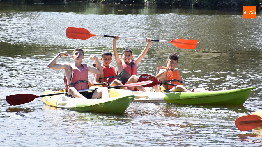 El Miróbriga Campus se sube un año más a las piraguas para recorrer el Águeda