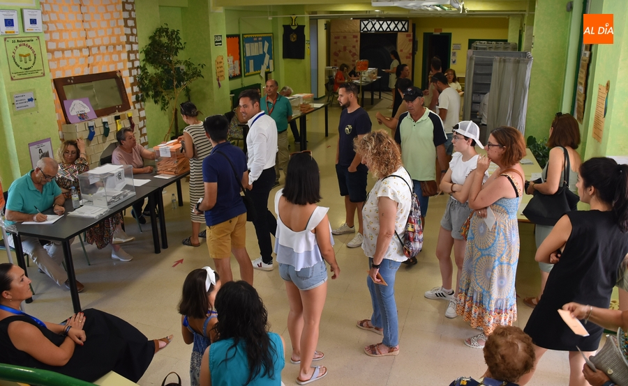 Récord histórico de participación, y con mucha diferencia, a las 14.00 horas en Ciudad Rodrigo