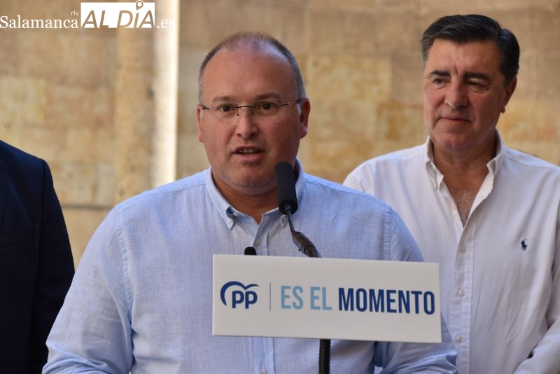 Miguel Tellado, en Salamanca: Si el voto de centro-derecha se divide, al final quien gana es Pedro Sánchez y el Partido Socialista