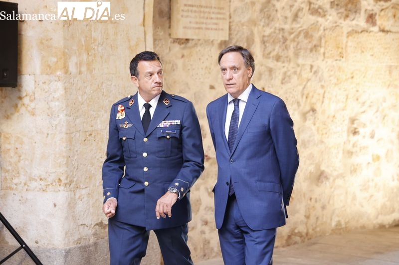El coronel jefe de la Base Aérea de Matacán concluye su etapa en Salamanca