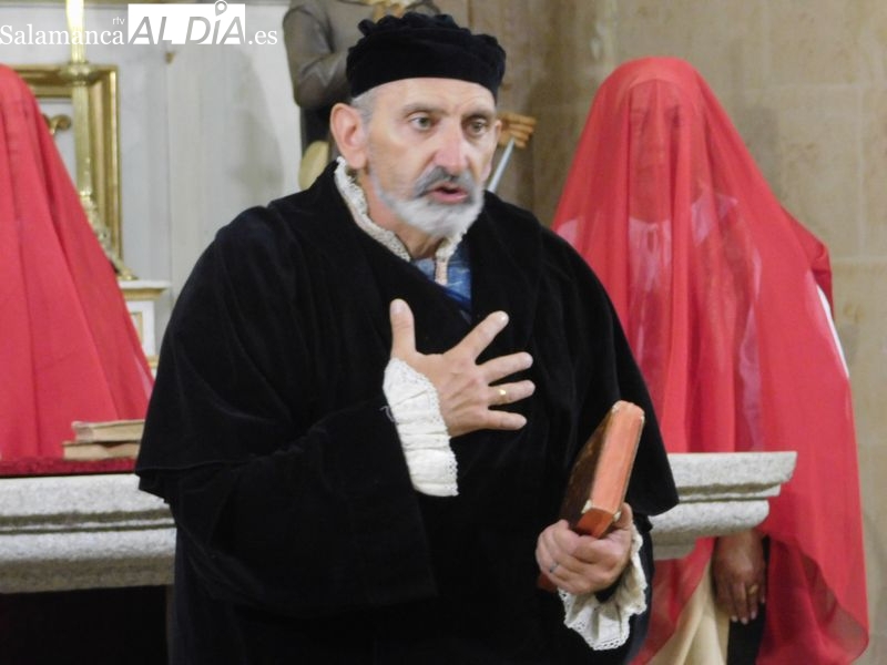 Nuevo éxito de la obra de teatro sobre Nebrija, esta vez en Encinas de Abajo