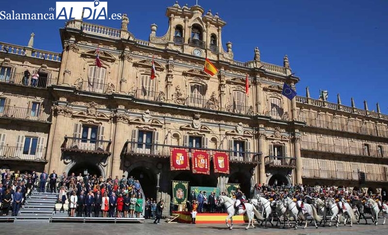 La Plaza Mayor de Salamanca será el escenario de una Jura de Bandera para civiles