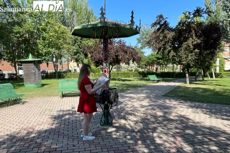 El parque Los Jardines estrena punto de lectura y prensa veraniego