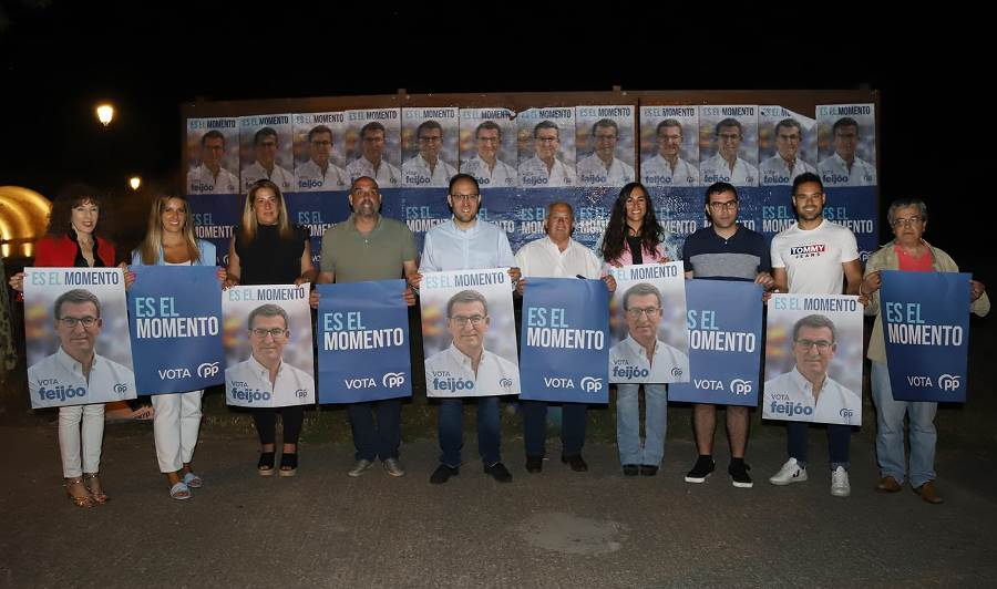 El PP sale a pegar carteles de cara al 23J