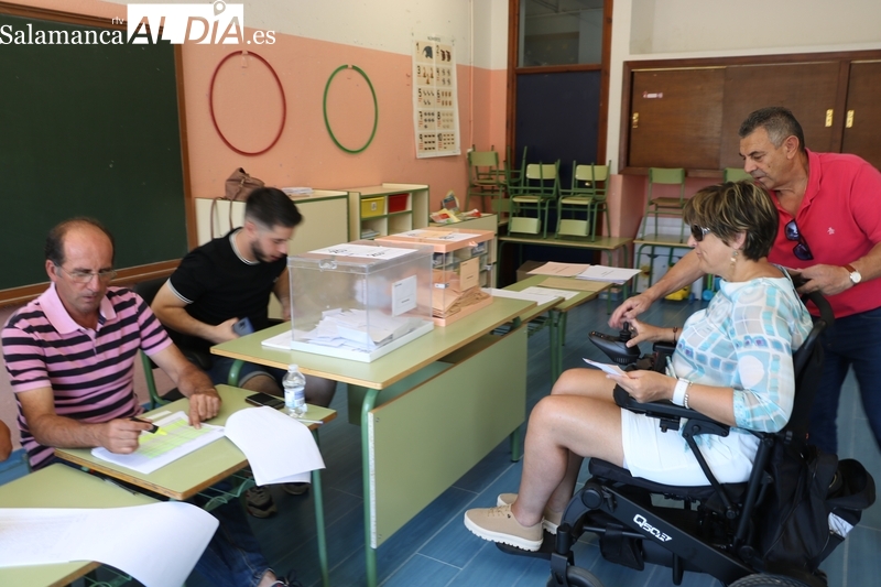 Jornada sin incidencias en la comarca de Vitigudino e incremento de la participación