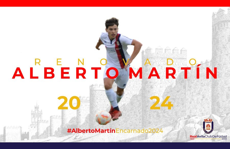 Alberto Martín Andrés renueva con el Real Ávila