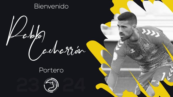 Pablo Cacharrón completa la portería de Unionistas para la 23/24