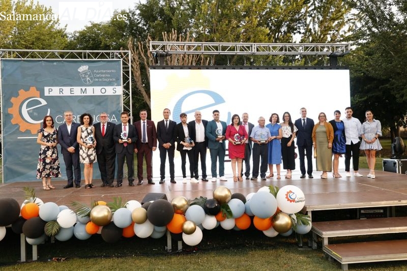 Destacados empresarios salmantinos son premiados en Carbajosa