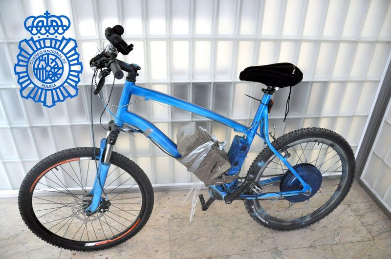 Detenido en Béjar cuando llevaba una bicicleta con heroína en un taxi