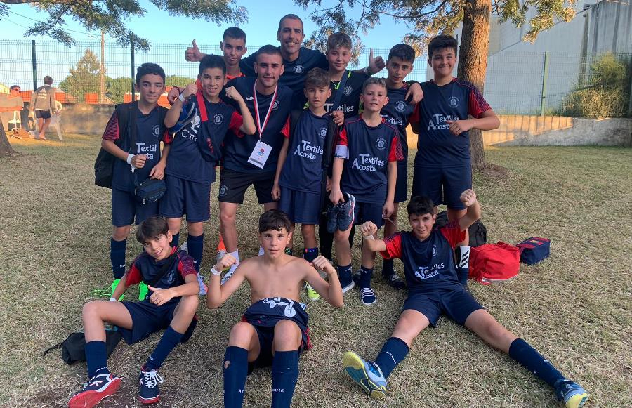 Gran 4º puesto del III Columnas en la categoría Infantis de la ADREP Cup