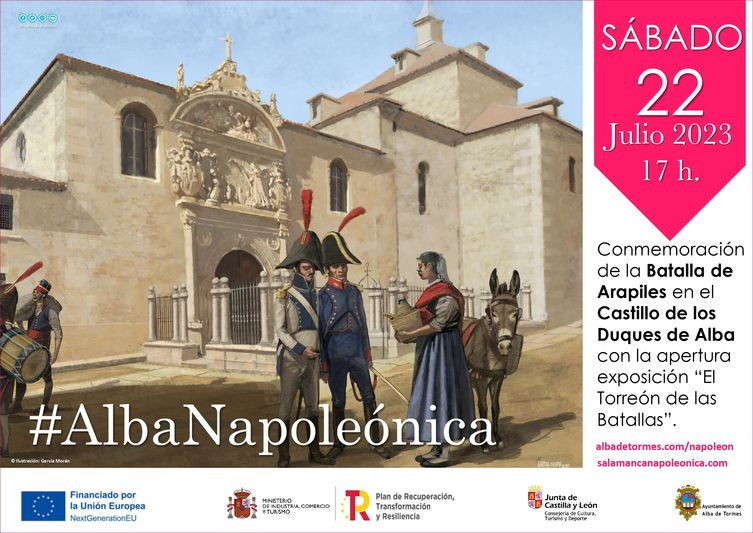 Alba conmemora la Batalla de Arapiles en el Castillo de los Duques de Alba