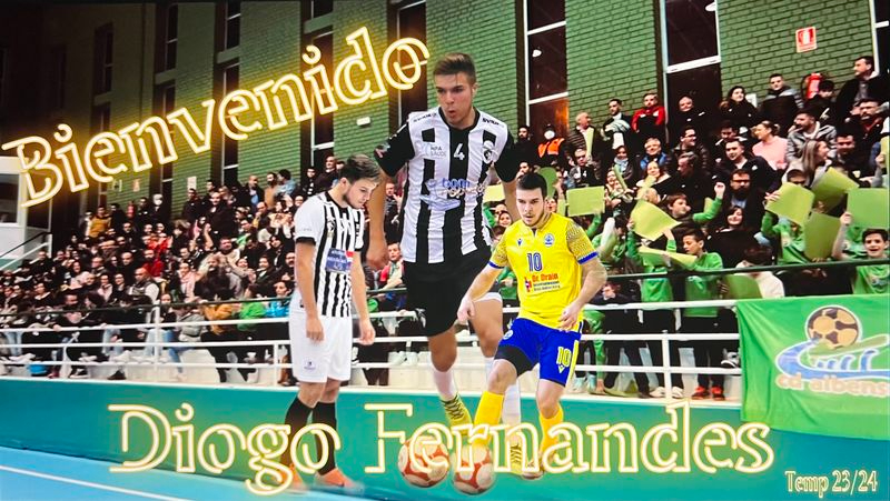 El pívot portugués Diogo Fernandes, quinto fichaje del Piensos Durán Albense FS