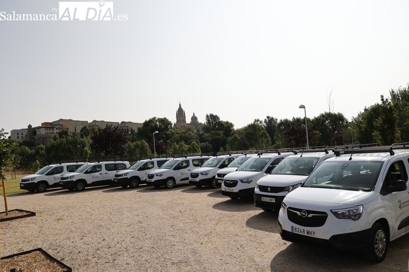 Diez nuevas furgonetas eléctricas para el Ayuntamiento de Salamanca