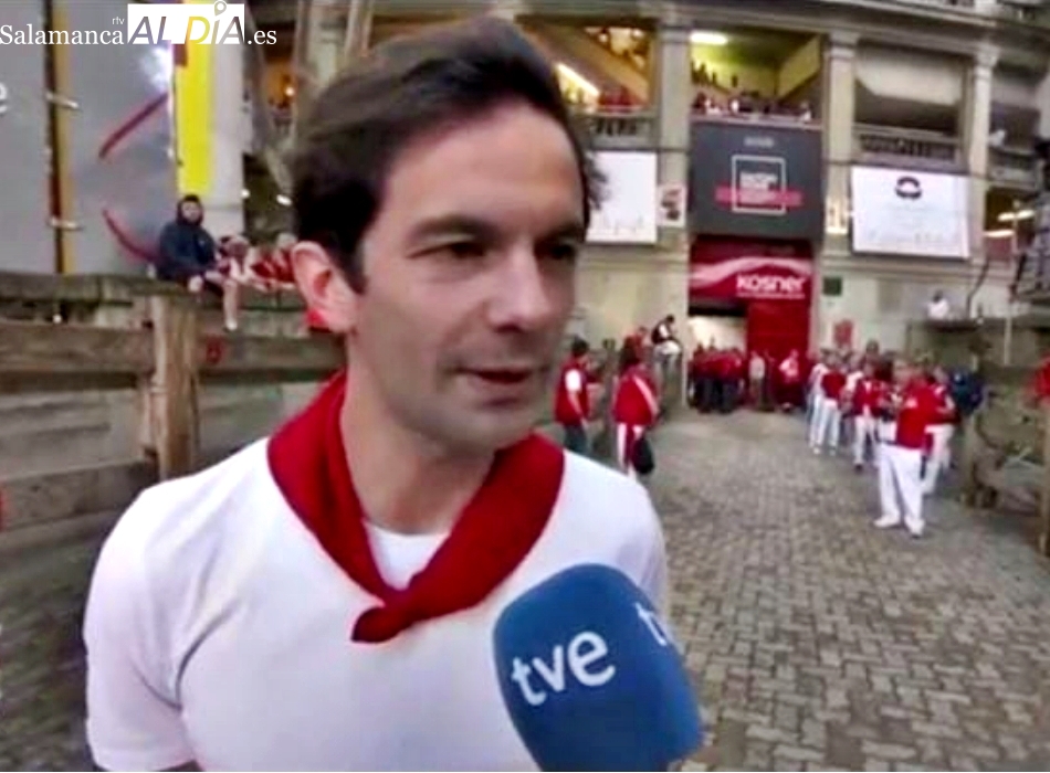 Juan del Álamo, horas antes de su reaparición en Pamplona: Es la primera vez que vengo al encierro. Tengo los nervios a flor de piel