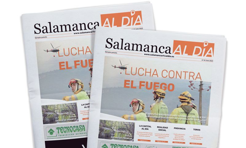Este martes sale a la calle el número de julio del periódico de papel SALAMANCA AL DÍA