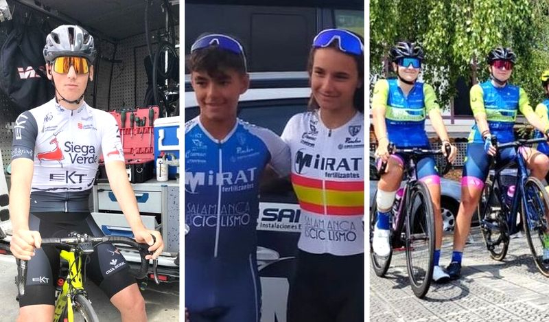 Ciclistas salmantinos siguen compitiendo en  Segovia, Cantabria y Vizcaya